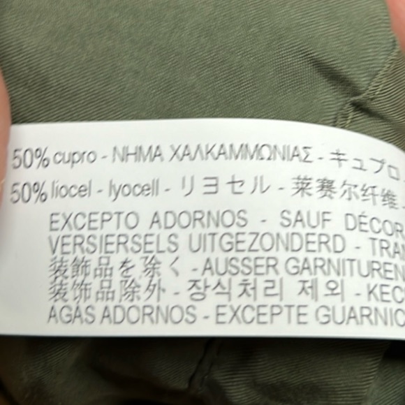 New Zara SRPLS Limited Edition Shorts Romper Utility Army Collection - Picture 5 of 9